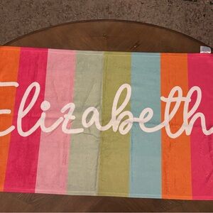 ~NEW~ Colorful Striped Towel ELIZABETH